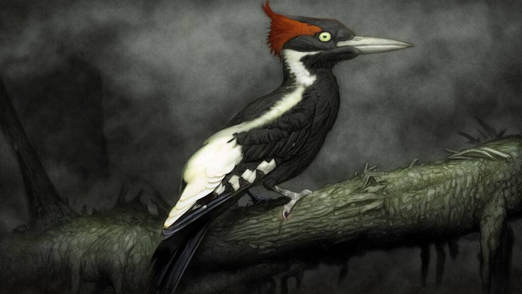 Ivory billed woodpecker extinct